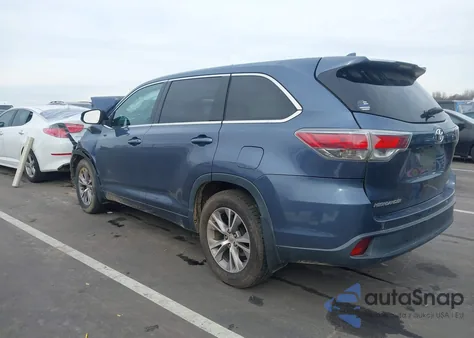 2014 Toyota Highlander Le Plus V6 из США, поврежденный, VIN 5TDBKRFH0ES060031